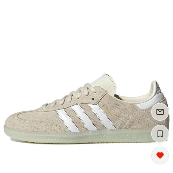 Adidas Linen Green Sambas - Picture 1 of 3